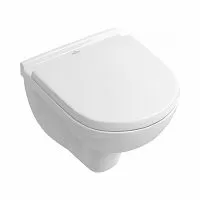 Villeroy & Boch 5688H1R1 O.Novo Унитаз подвесной с сиденьем 36х49 см, альпийский белый CeramicPlus
