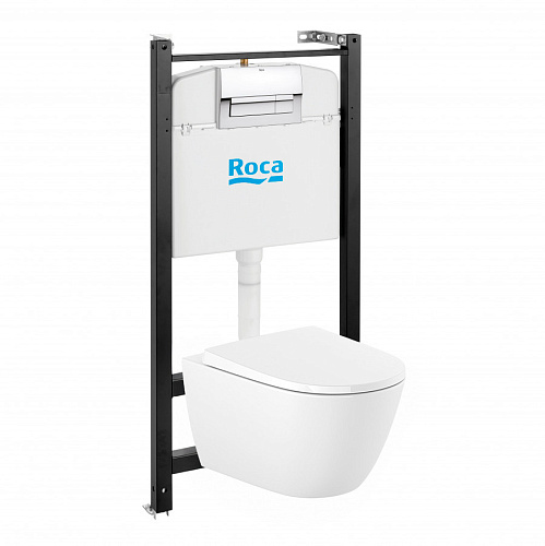 Roca  ZRU9310392 Комплект: Унитаз, сиденье, инсталляция, кнопка
