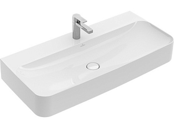 Villeroy & Boch 41681GR1 Finion Раковина для мебели 100х47 см, альпийский белый CeramicPlus