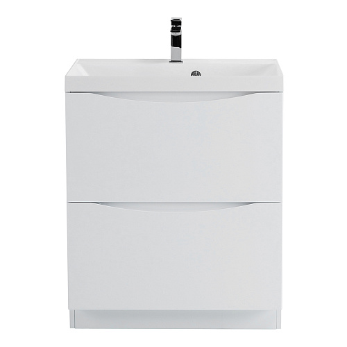 BelBagno MARINO-700-2C-PIA-BL-P База под раковину 70х45 см, напольная, Bianco Lucido (белый глянец) купить  в интернет-магазине Сквирел