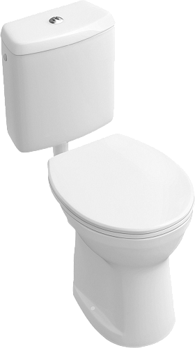 Villeroy & Boch 761901R1 O.Novo Чаша унитаза напольного 36х47 см, слив в пол (с полкой), альпийский белый CeramicPlus