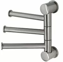 WasserKraft K-1053NICKEL Ammer Держатель полотенец тройной, никель купить  в интернет-магазине Сквирел