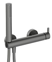 Deante BQS_D41M Silia Смеситель для душа с душевым гарнитуром, Titanium (титан)