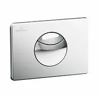 Villeroy & Boch 92248561 ViConnect Клавиша двойного смыва, хромированный