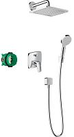 Hansgrohe 27957000 Crometta Душевой комплект Set 8 в 1 (26726000+27409000+26330400+71405000+28331000+26457000+28272000+01800180), хром