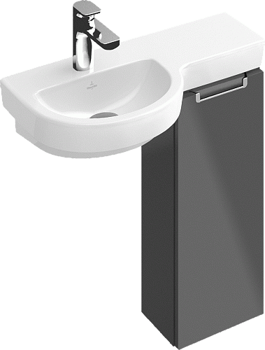 Villeroy & Boch A81801FP Subway 2.0 Тумба под раковину 24х19 см, серый глянцевый (Glossy Grey)
