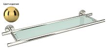 Сунержа 03-3003-0600 Каньон Полка стеклянная / L 600, золото