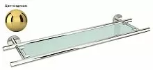 Сунержа 03-3003-0600 Каньон Полка стеклянная / L 600, золото