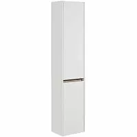 Акватон 1A249403NT01R Нортон Шкаф - колонна 34х160 см, правый, белая глянец купить  в интернет-магазине Сквирел