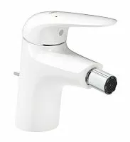 Grohe 23720LS3 Eurostyle Смеситель для биде, со сливным гарнитуром, S-Size, белая луна/хром