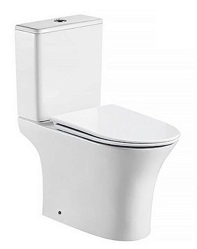 Azario FRETTA ROUND AZ-7121A Унитаз напольный