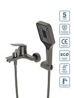 BelBagno DUE DUE-VASM-GM Смеситель для ванны/душа