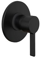 Paini 74PZ690 Brera Смеситель для душа, встраиваемый, черный брашированный PVD (PZ)