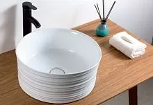 BelBagno BB1406 Раковина накладная керамическая 41 см, белая