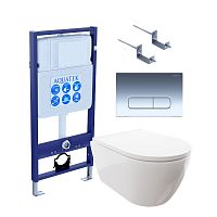 Aquatek Поларис SET AQUATEK ПОЛАРИС-016 4в1 Инсталляция с подвесным унитазом