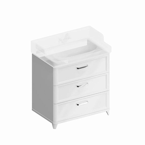 KERAMA MARAZZI Pompei PO.M.80.3\WHT Тумба купить  в интернет-магазине Сквирел