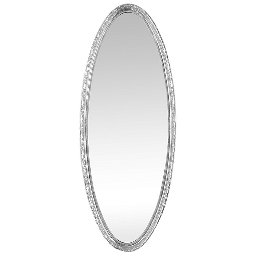 Migliore 30645 Зеркало овальное 133х52х4.5 см, серебро купить  в интернет-магазине Сквирел