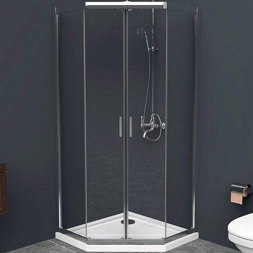 BelBagno Uno UNO-195-P-2-90-C-Cr Душевой уголок