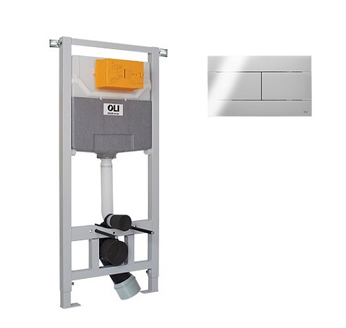 OLI  879236mSL00 (exp) Инсталляция для унитаза, с клавишей