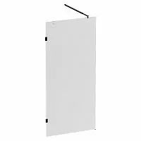 AM.PM W94WI-90-F1-BTE X-Joy, Душевая перегородка 90x195 см, стекло прозрачное + покрытие, фурнитура черный