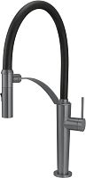 Deante BRC_D72M Corda Смеситель для кухни с выдвижным изливом, Titanium (титан)