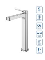 BelBagno Albano ALBANO-LMC-CRM-W0 Смеситель для накладной раковины