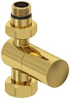 Сунержа 03-1401-1234 Вентиль прямой, (цилиндр) G 1/2" НР х G 3/4" НГ, золото