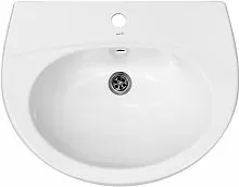 Sanita WB.PD/Victoria/60-C/WHT.G/S1 Виктория 60 Умывальник пьедестальный 62х47 см, ВКС белый S1