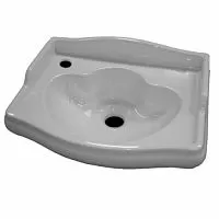 Kerasan 1033bi*1 sx Retro Раковина c отверстием 41х32 см, белая