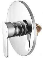 Swedbe 5517 Platta Встраиваемый смеситель подключение на 1 выход, хром