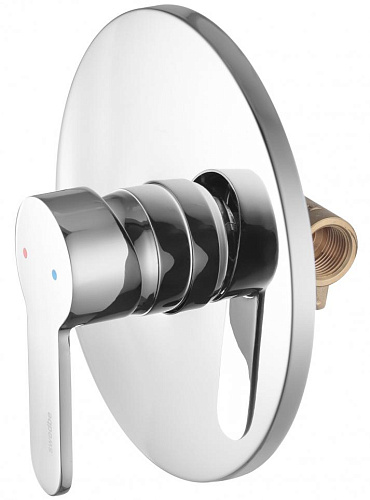 Swedbe 5517 Platta Встраиваемый смеситель подключение на 1 выход, хром