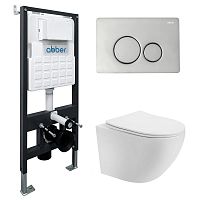 Abber BEQUEM AC1100T-AC0105-AC0121 Инсталляция с подвесным унитазом