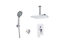 Aquatek AQ1073CR Вега Комплект для ванной Set 4 в 1 (AQ1046CR + AQ2071CR + AQ2454CR + AQ2010CR), хром
