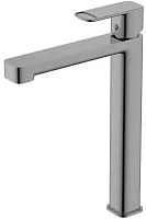 Aquame AQM6614GM Parma Смеситель для свободностоящей раковины, гладкий, Gun metal (металл)