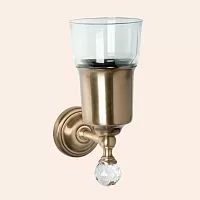 TW Crystal TWCR109br-sw 109, подвесной cтакан, стеклянный, цвет держателя: бронза с кристалом (swarovski), купить  в интернет-магазине Сквирел