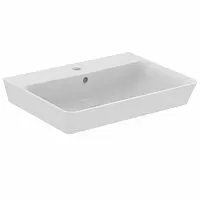 Ideal Standard E074201 Connect Air Cube Раковина подвесная 60х46 см, для монтажа соло, Euro White (евробелый)
