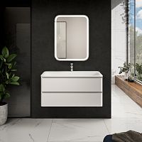 AQUAme  AQM900410WH Тумба под раковину, подвесная