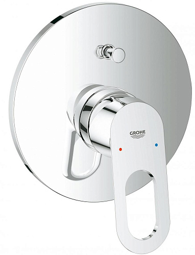 Grohe 29081000 BauLoop Смеситель для ванны со встроенным механизмом, хром