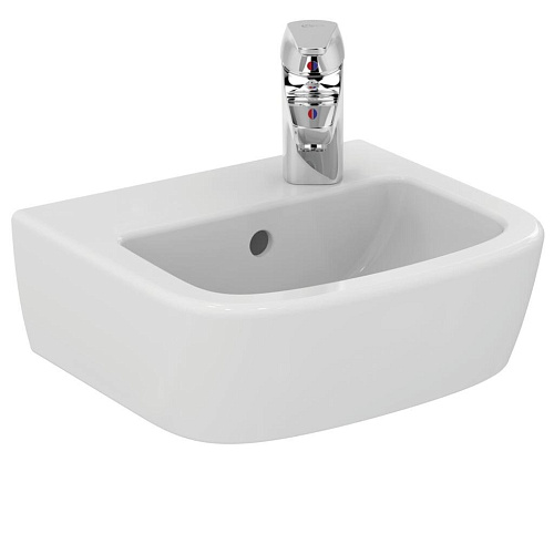 Ideal Standard T056901 Tempo Раковина подвесная 35х30 см, одно отверстие под смеситель справа, Euro White (евробелый)