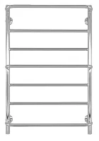 INDIGO LEL1W80-50 Europe1 Водяной полотенцесушитель (в.р.1/2") 80/50 (к-1, полированная), серебристый