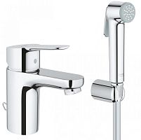 Grohe 23757000 BauEdge Смеситель для раковины с гигиеническим душем, хром