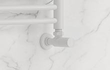 Сунержа 12-1400-1212 Вентиль угловой, (цилиндр) G 1/2" НР х G 1/2" НР, белый