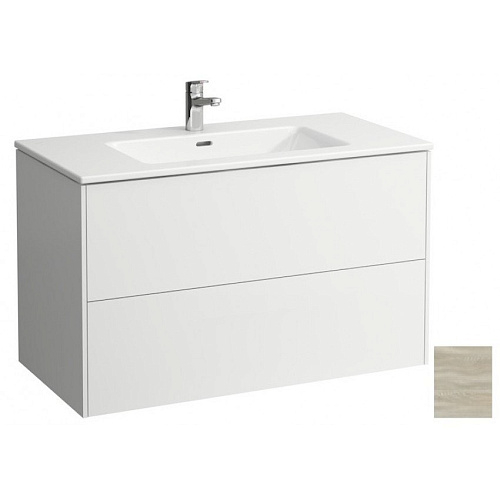 Тумба с раковиной Laufen Base 100x49 8.6496.2.262.104.1 светлый вяз