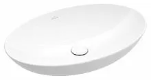Villeroy & Boch 4A470001 Loop&Friends Раковина на столешницу 56х38 см, с переливом, альпийский белый (White Alpin)