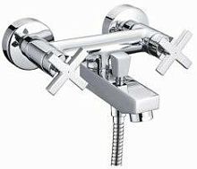 WasserKRAFT 7801 Weser Смеситель для ванны, с коротким изливом, хромоникелевое покрытие