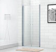 Cezares ECO-O-B-2-90-P-Cr Душевая дверь в нишу, профиль хром