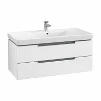 Villeroy & Boch A69000DH Subway 2.0 Тумба под раковину 99х45 см, белый глянцевый (Glossy White) купить  в интернет-магазине Сквирел