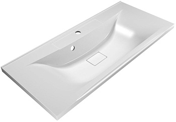 BelBagno BB1000/445-LV-MR-PR Раковина из литьевого мрамора 100х45 см, белая