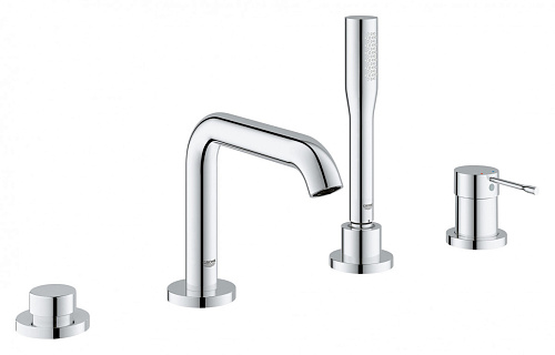 Grohe 19578001 Essence+ Смеситель на борт ванны, на 4 отверстия, хром