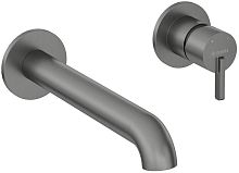 Deante BQS_D54L Silia Смеситель для раковины настенный, с внутренней частью, Titanium (титан)